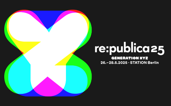An abstract conference logo design.