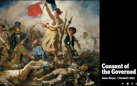 Delacroix Frenc revolution with the title