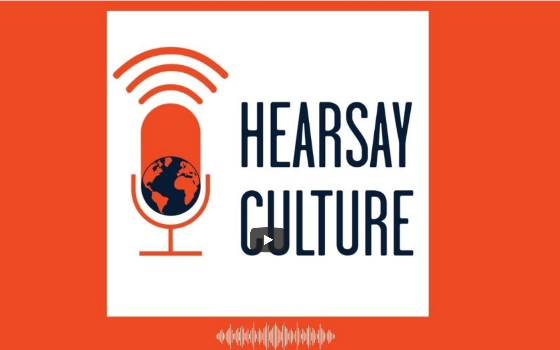 Hearsay Culture, orange background
